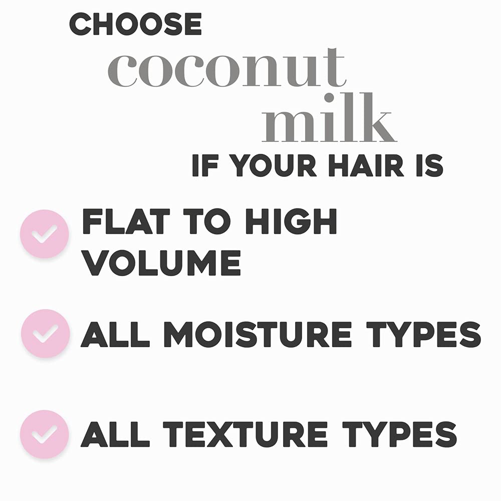 OGX Coconut Milk Shampoo (385 ml) OGX