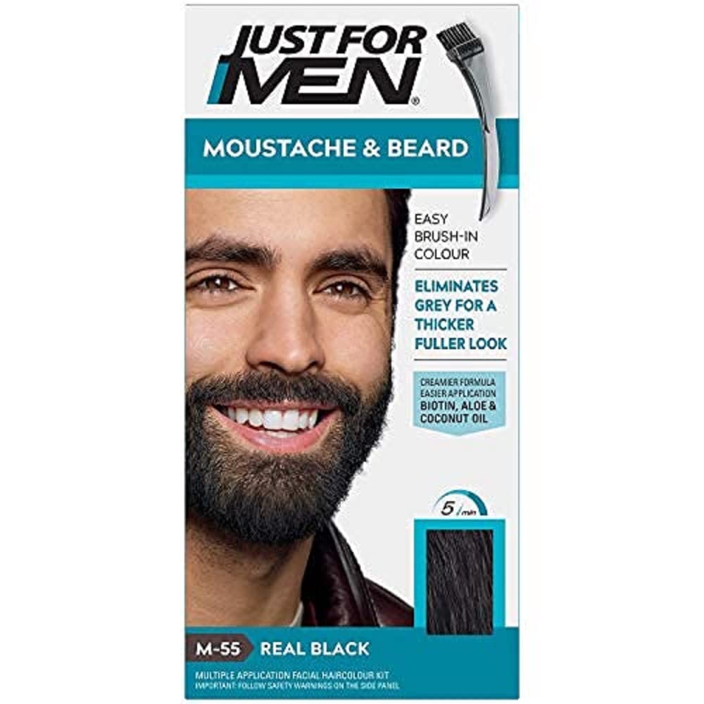 Just for Men Moustache & Beard Colour M-55 Real Black Just For Men