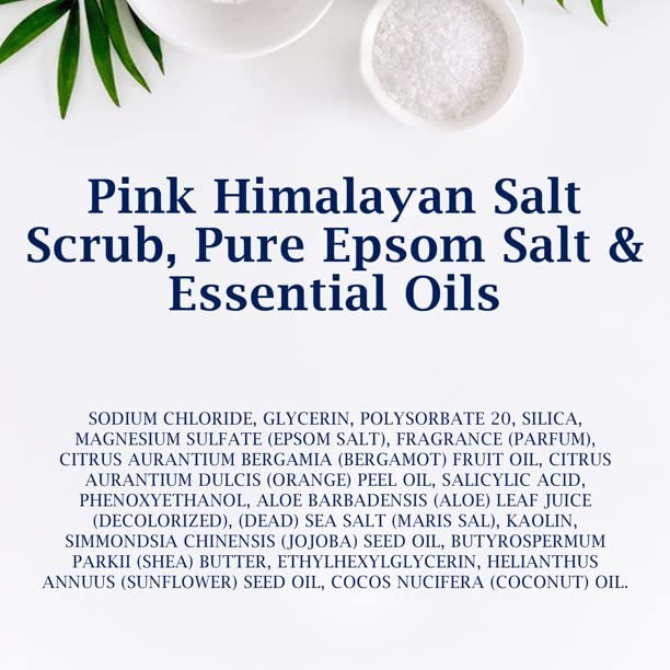 Dr Teal's Pink Himalayan Salt Restore & Replenish with Pure Epsom Salt & Essential Oil Body Scrub (454g) Dr Teal's