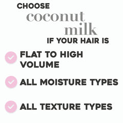 OGX Coconut Milk Shampoo (385 ml) OGX