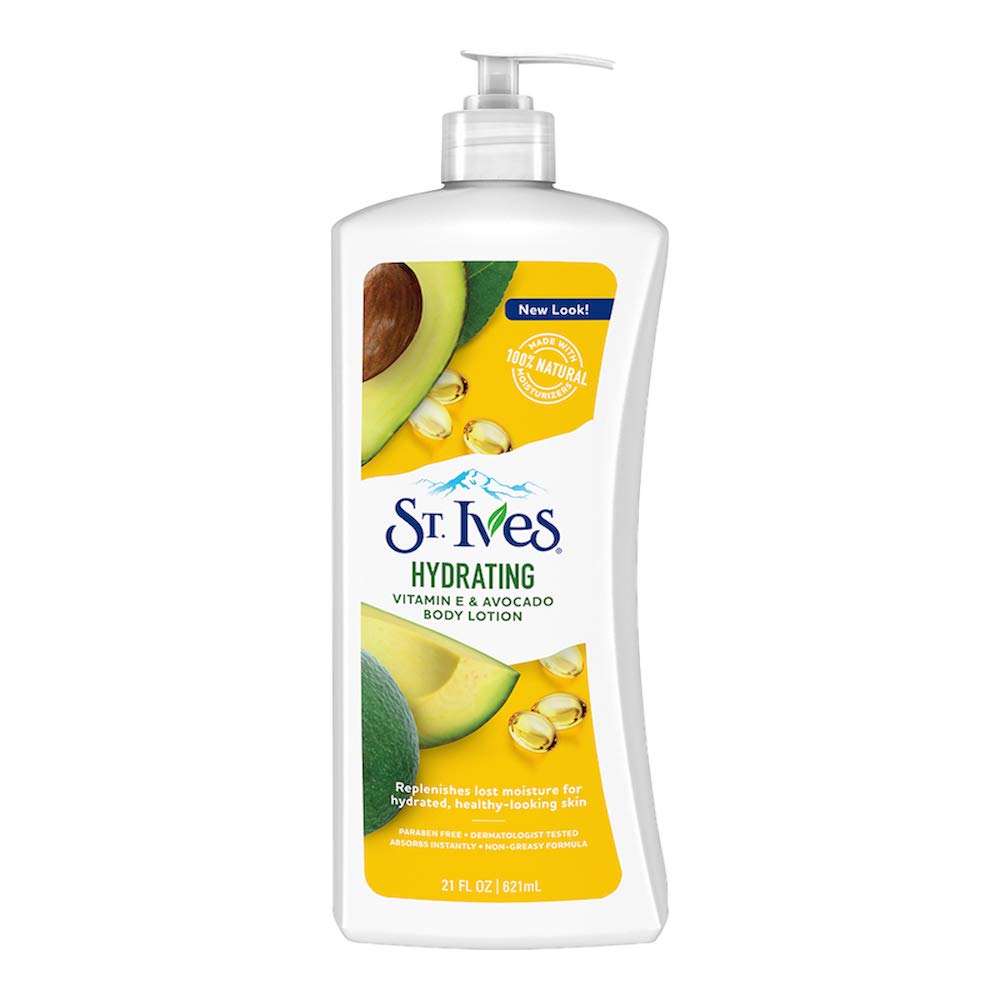 St. Ives Body Lotion Hydrating - Vitamin E & Avocado (621ml) St. Ives