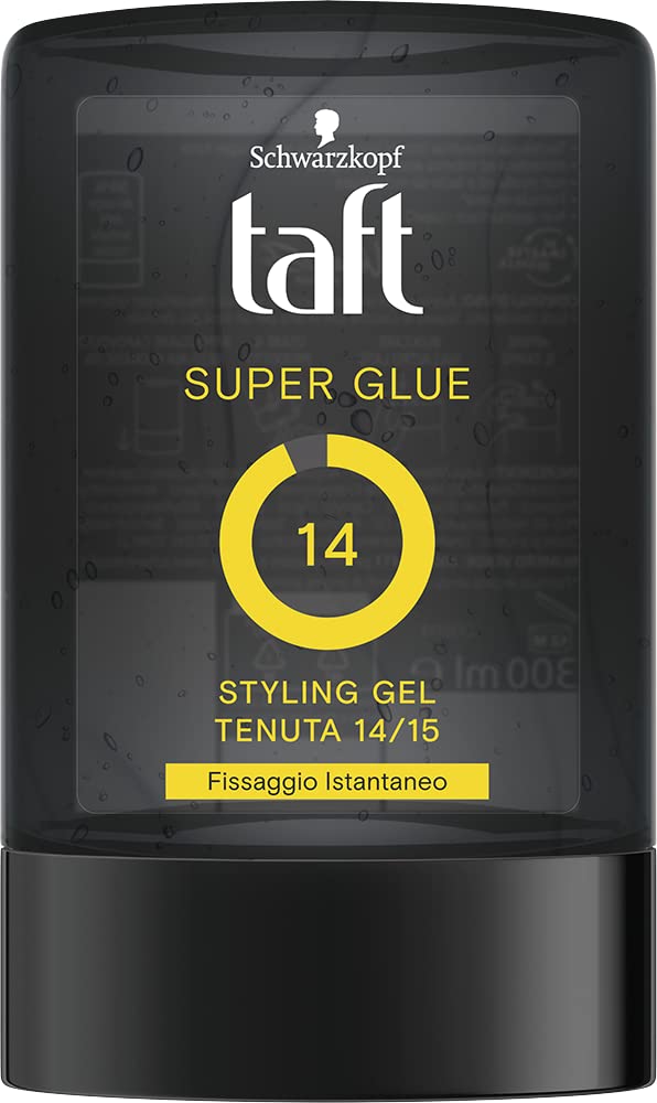 Schwarzkopf Taft Super Glue 14 Styling Gel Tenuta 14/15 (300 ml) Schwarzkopf