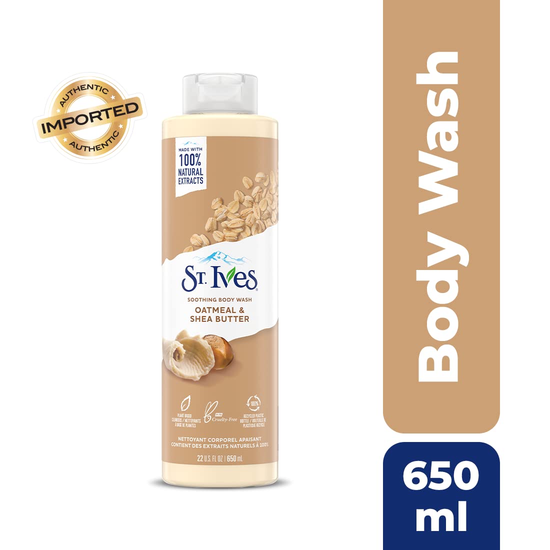 St. Ives Body Wash Oatmeal & Shea Butter (650ml) St. Ives