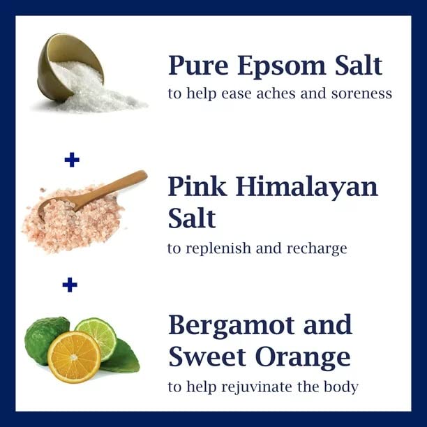 Dr Teal's Pink Himalayan Salt Restore & Replenish with Pure Epsom Salt & Essential Oil Body Scrub (454g) Dr Teal's