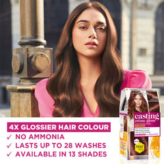 L'Oreal Paris Casting Creme Gloss Hair Color - Mahogany 550 (87.5 g + 72 ml) L'Oreal Paris