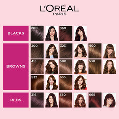 L'Oreal Paris Casting Creme Gloss Hair Color - Mahogany 550 (87.5 g + 72 ml) L'Oreal Paris