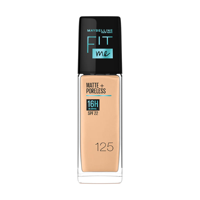 Maybelline New York Fit Me Matte + Poreless Normal to Oily Spf 22 Foundation With Clay (30ml) Maybelline New York