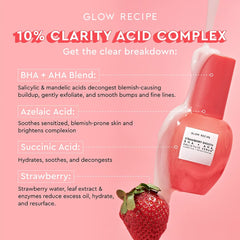 Glow Recipe Strawberry Smooth BHA + AHA Salicylic Serum (30ml) Glow Recipe