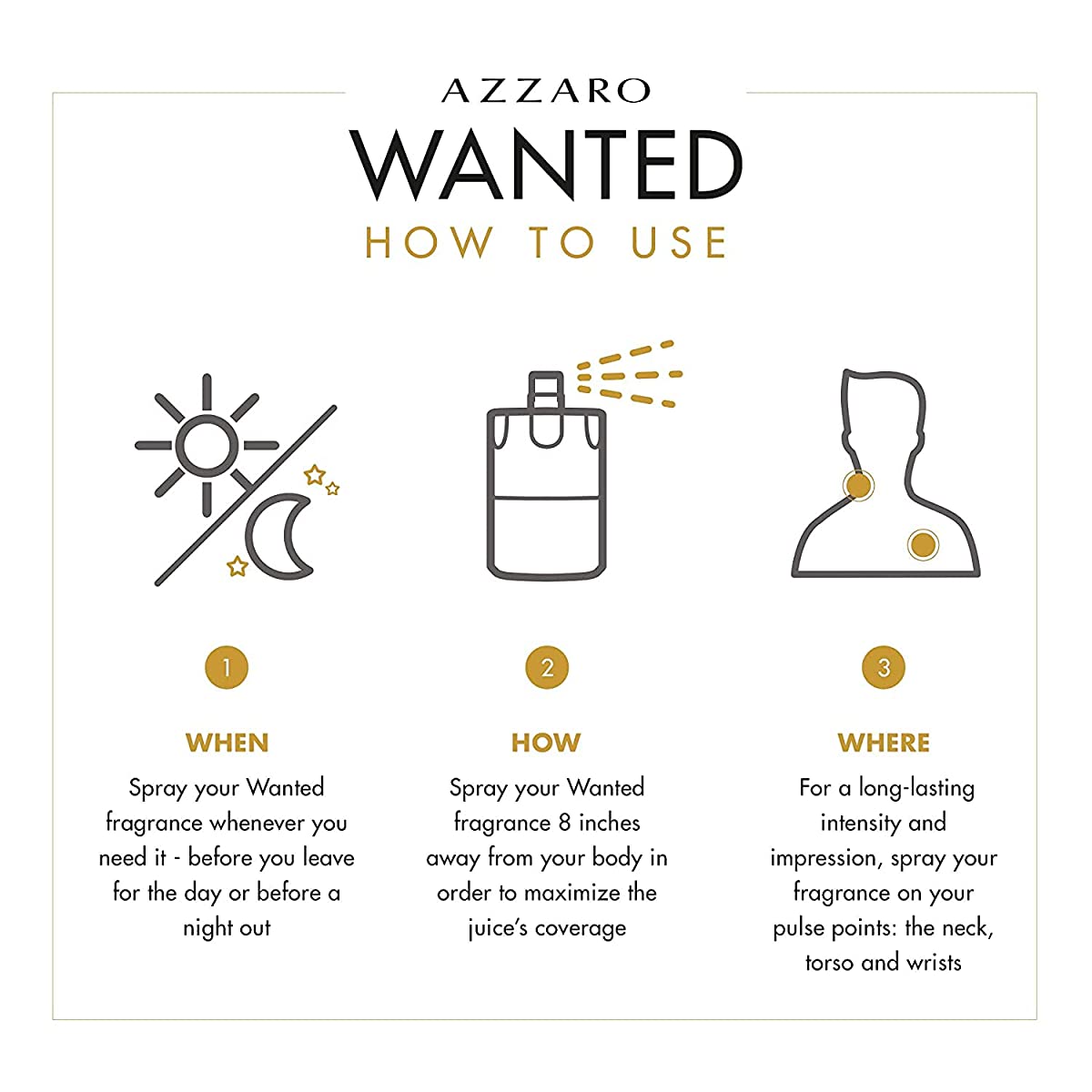 Azzaro Wanted by Night Eau De Parfum for Men (100 ml) Azzaro