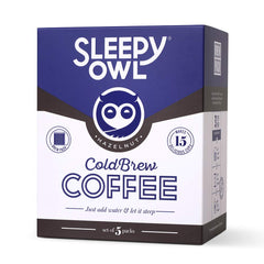 Sleepy Owl Cold Brew Coffee Hazelnut (3 Packs) Sleepy Owl