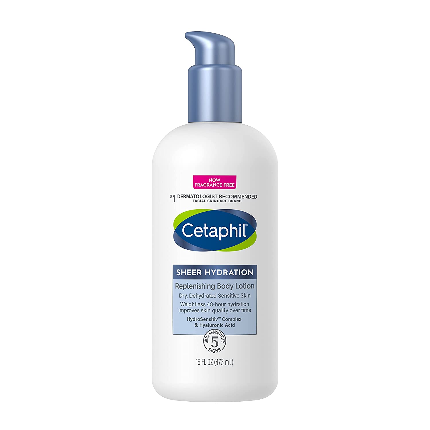 Cetaphil Sheer Hydration Fragrance Free Replenishing Body Lotion (473ml) Cetaphil