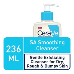 CeraVe SA Smoothing Cleanser For Dry Rough Bumpy Skin (236 ml) CeraVe
