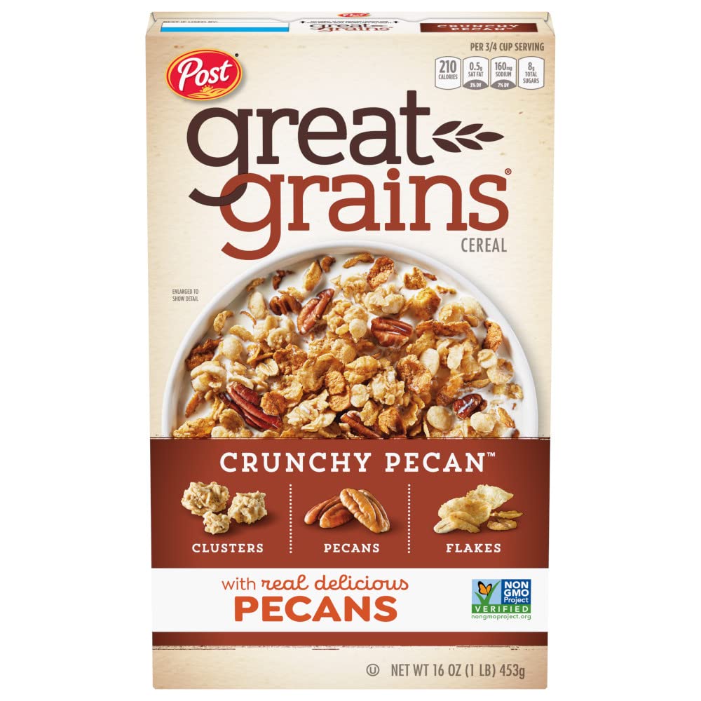 Post Great Grains Crunchy Pecan Cereal (453g) Post