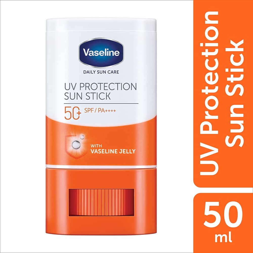 Vaseline Daily Sun UV Protection Sun Stick with Vaseline Jelly SPF 50+/Pa+++ (15 g) Vaseline