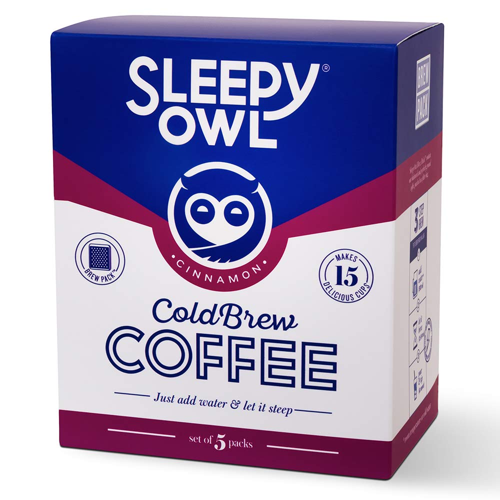 Sleepy Owl Cold Brew Coffee Cinnamon (3 Packs) Sleepy Owl