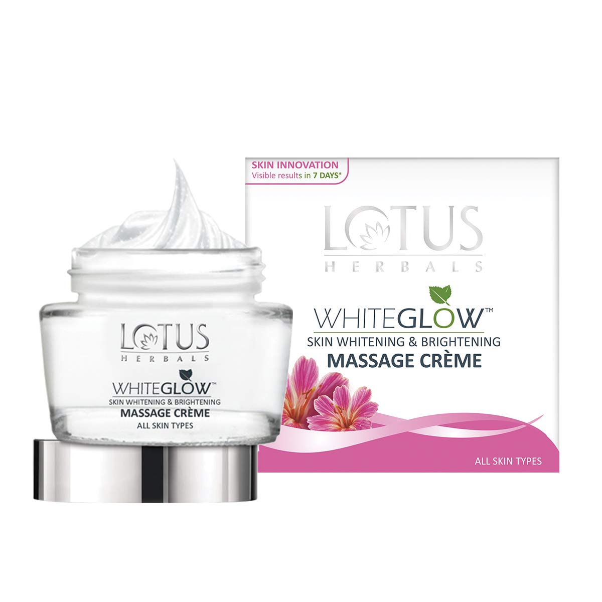 Lotus Herbals Whiteglow Skin Whitening & Brightening Massage Cream (60 g) Lotus Herbals