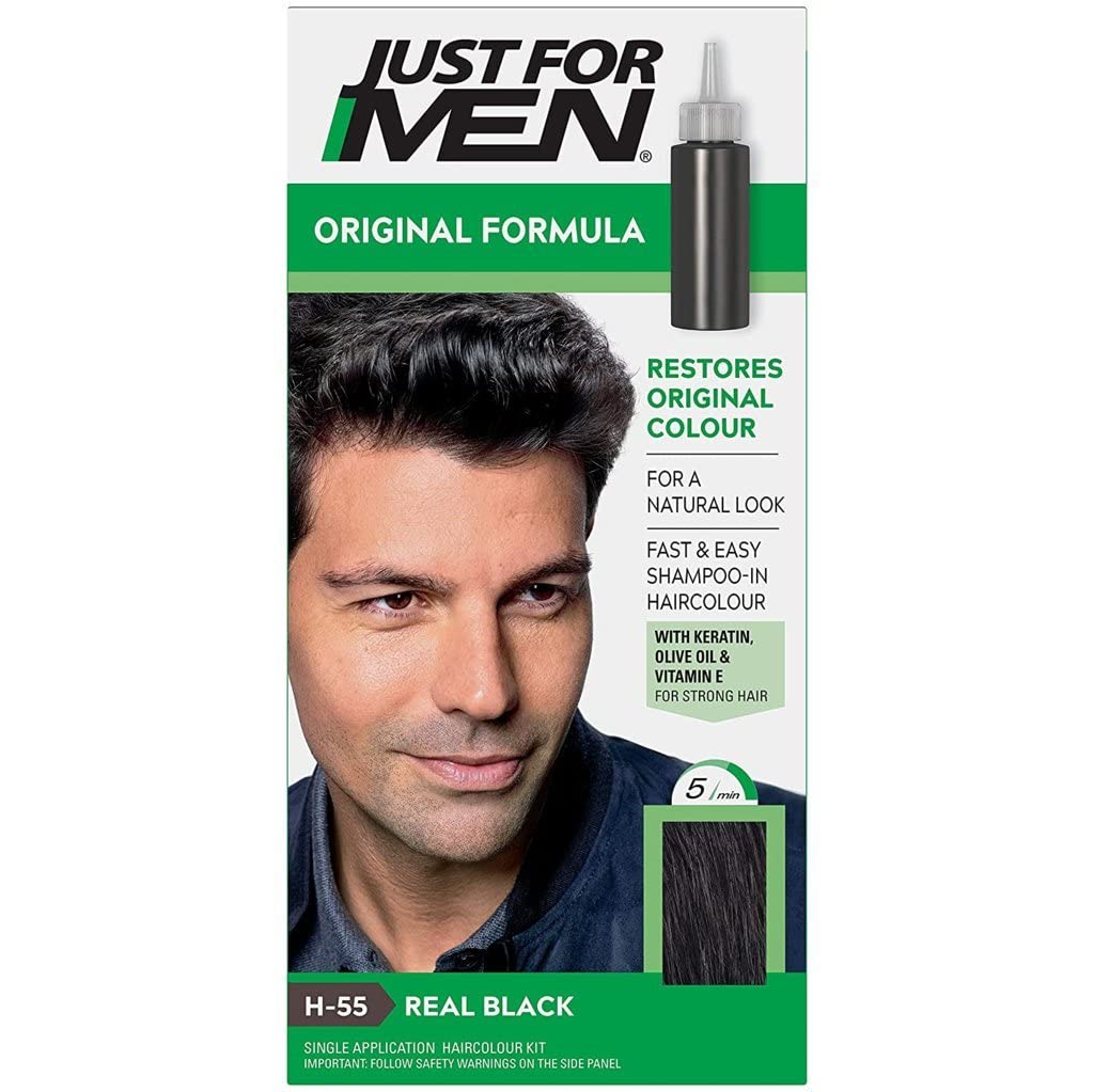 Just for Men Original Formula H-55 Real Black Hair Colour (1N) Just For Men