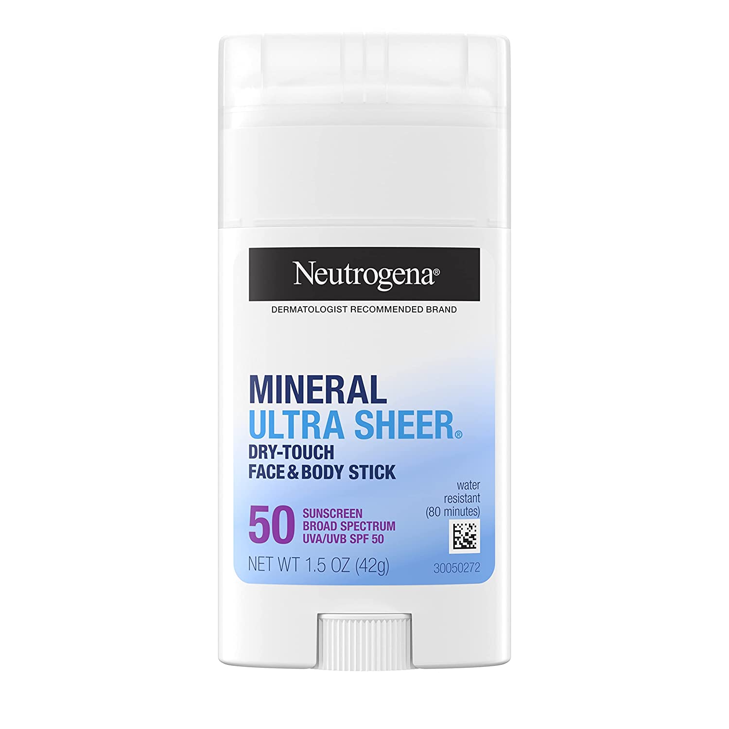 Neutrogena Ultra Sheer Dry Touch SPF 50 Mineral Sunscreen Face & Body Stick  (42g) Neutrogena