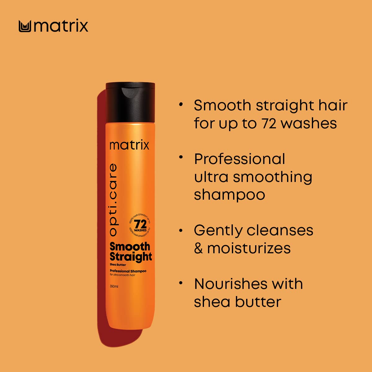 Matrix Opti.Care Smooth Straight Ultra Smoothing Shampoo (350 ml) Matrix Professional