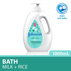 Johnsons Milk + Rice Baby Bath (1L) Johnson’s