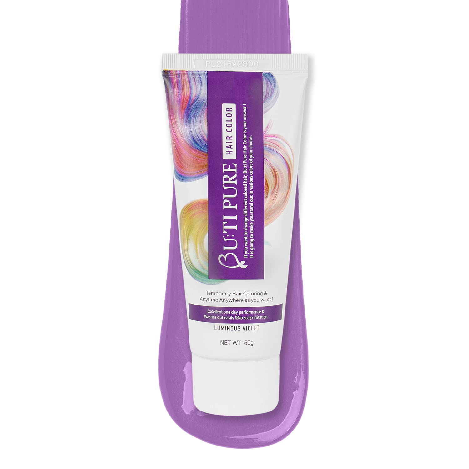 ButiPure Luminous Violet One Day Hair Color (60g) Buti Pure