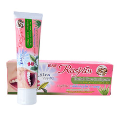 Isme Rasyan Extra White Herbal Clove Toothpaste with Aloe Vera and Guava Leaf (100g) Isme Rasyan