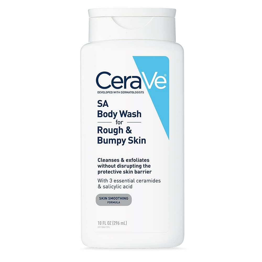 CeraVe SA Body Wash For Rough Bumpy Skin (296ml) CeraVe