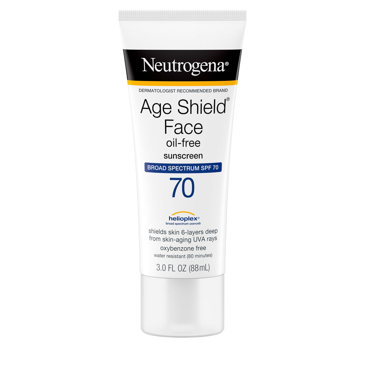 Neutrogena Age Shield Face Oil Free Sunscreen Spf 70 (88ml) Neutrogena
