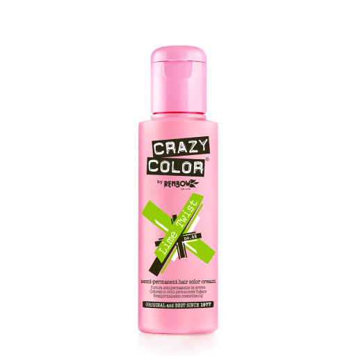 Crazy Color Lime Twist 68 Semi Permanent Hair Color Crazy Color