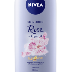 Nivea Oil in Lotion Rose & Argan Oil Body Lotion (400 ml) Nivea