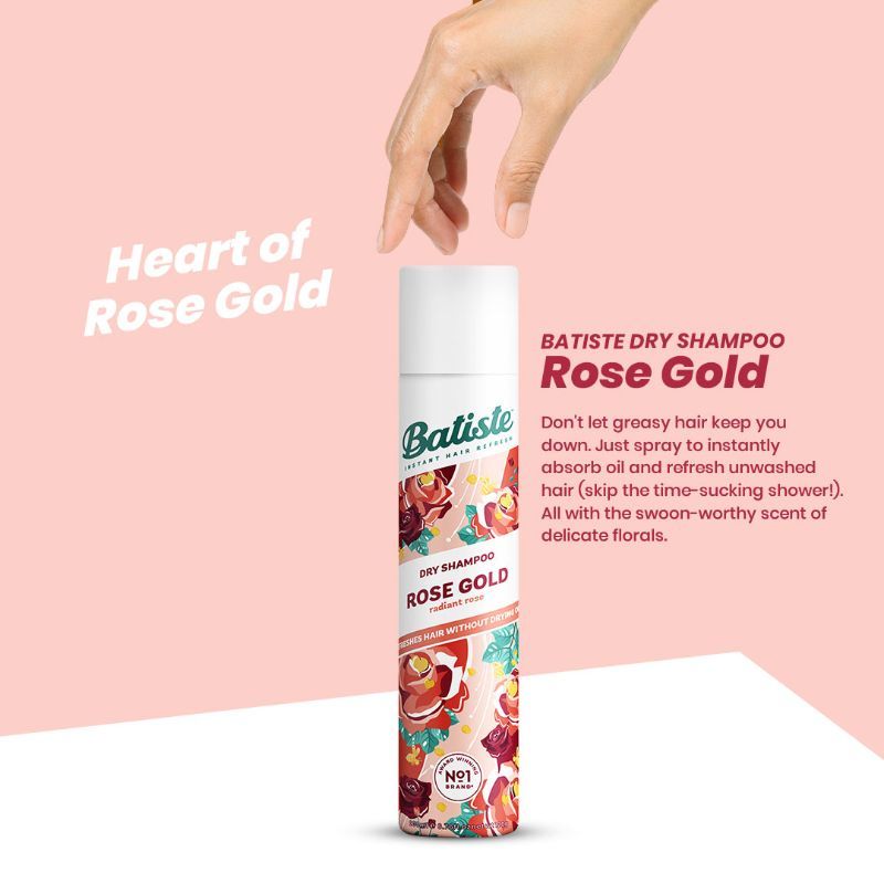 Batiste Dry Shampoo Rose Gold (200ml) Batiste