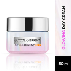 L'Oreal Paris Glycolic Bright Day Cream With SPF 17 (50ml) L'Oréal Paris Makeup