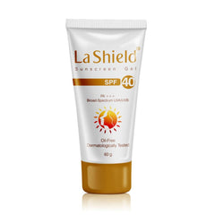 La Shield SPF 40 Sunscreen Gel PA+++ Broad-Spectrum (60 g) La Shield
