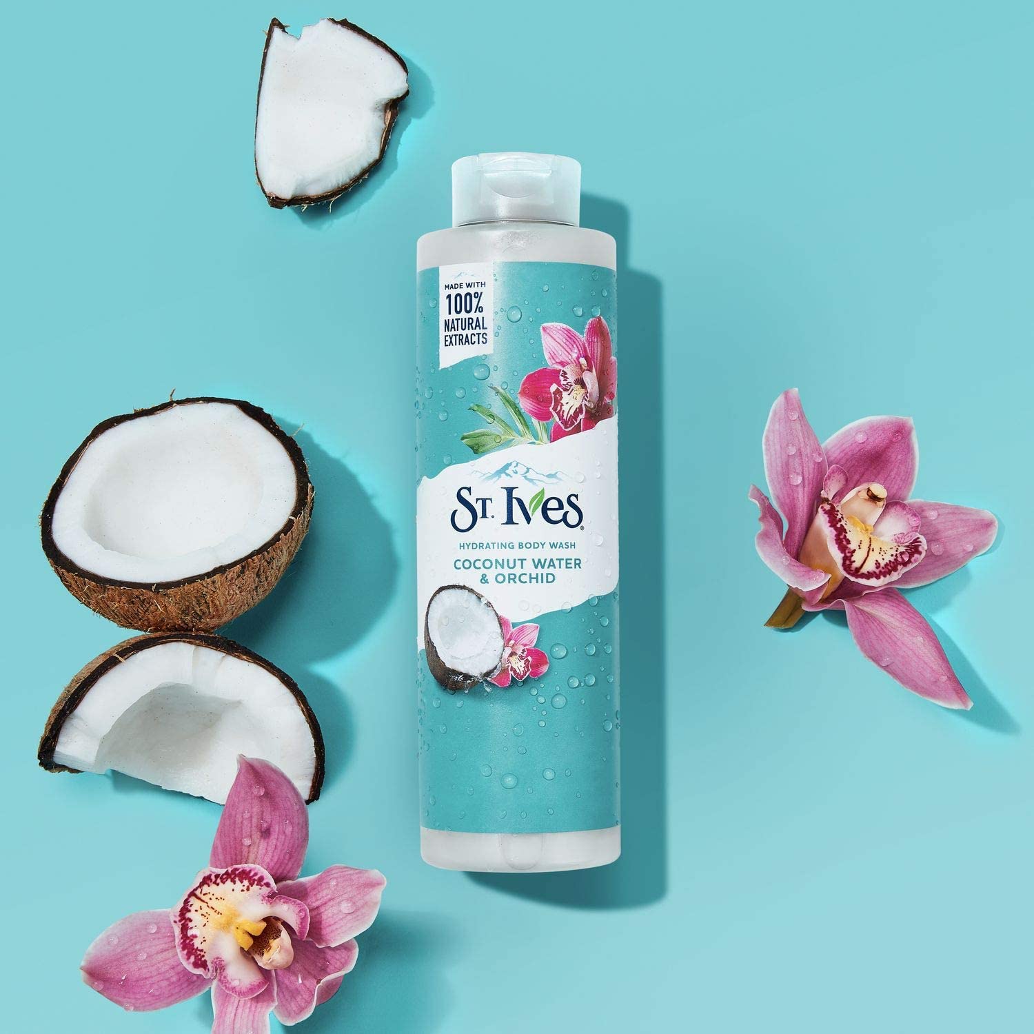 St Ives Coconut Water & Orchid Body Wash (650ml) St. Ives