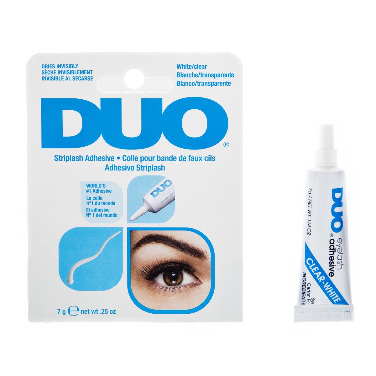 Duo Striplash Adhesive White/clear Eyelash Glue - Blue (7gm) Duo