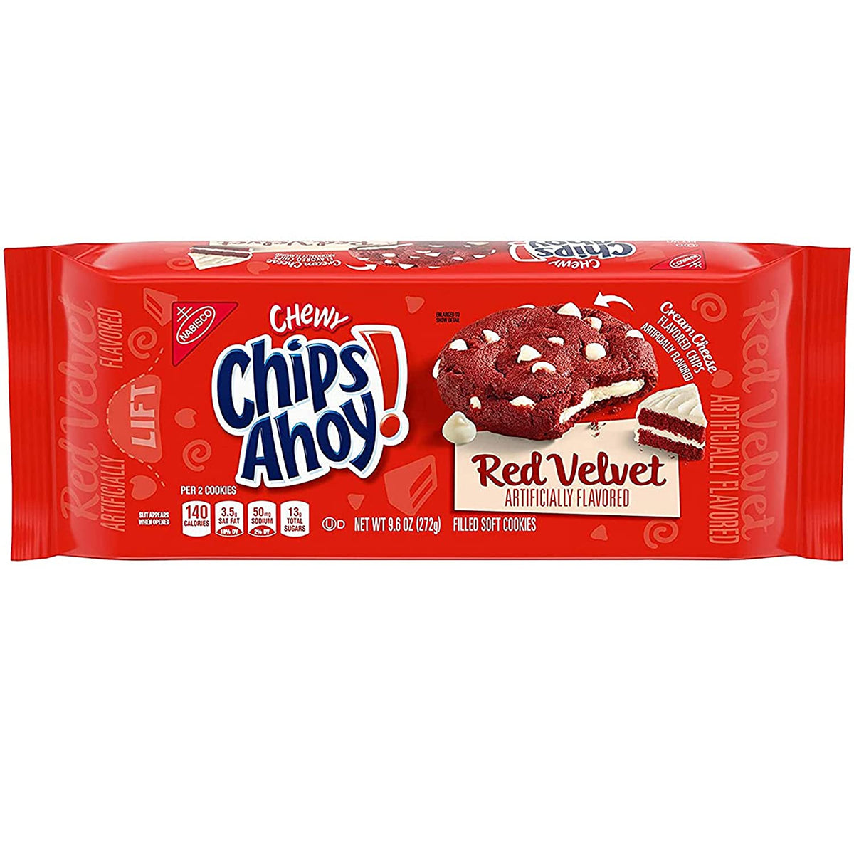 Chips Ahoy! Red Velvet Filled Soft Cookies (272g) Chips Ahoy!