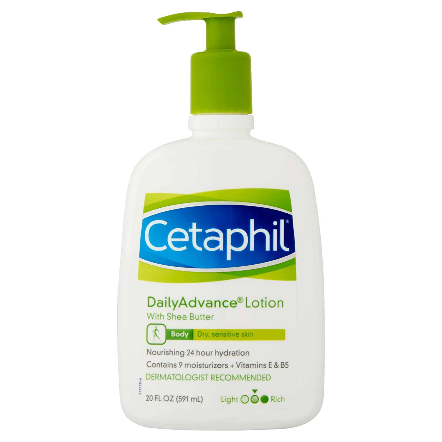 Cetaphil DailyAdvance Lotion with Shea Butter for Body (591 ml) Cetaphil