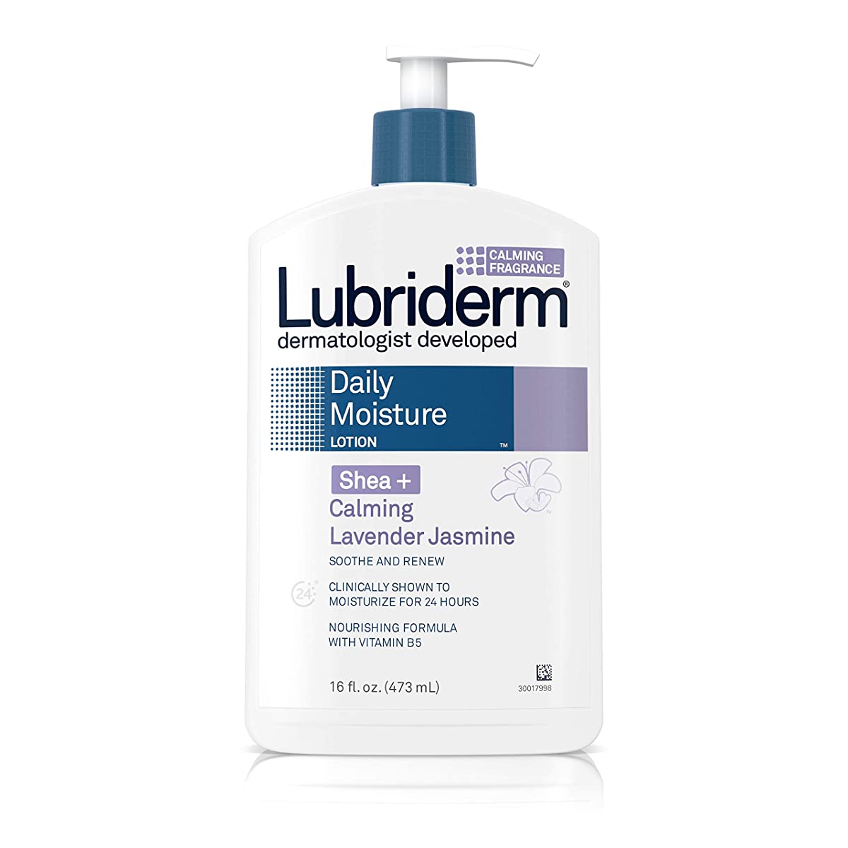 Lubriderm Daily Moisture Lotion Shea + Calming Lavender Jasmine (16 Fl. Oz./473 ml) Lubriderm