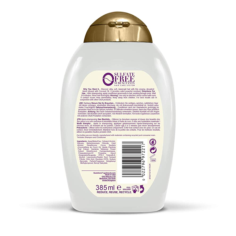 OGX Coconut Miracle Oil Conditioner (385 ml) OGX