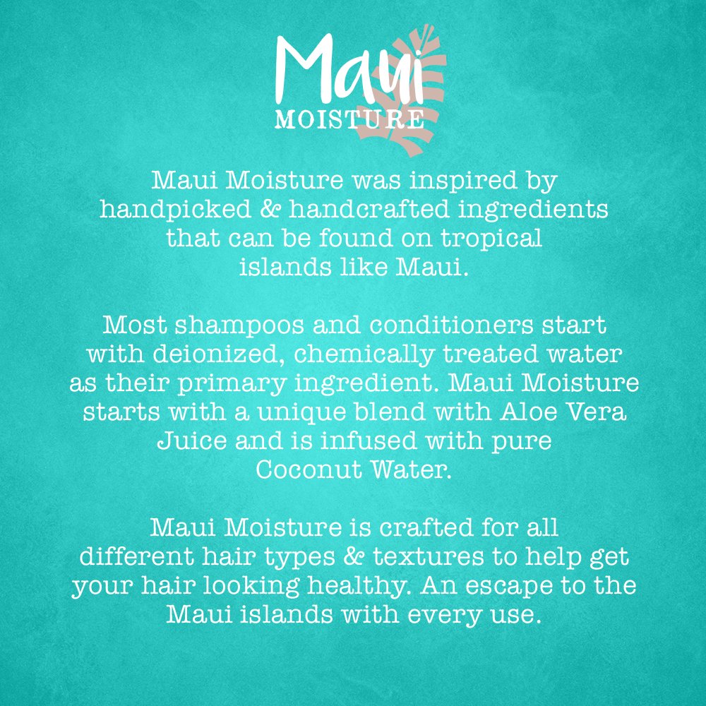 Maui Moisture Curl Quench+ Coconut Oil Shampoo (385ml) Maui Moisture