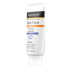 Neutrogena Clear Face Breakout Free Oil Free Sunscreen  SPF50 (88ml) Neutrogena