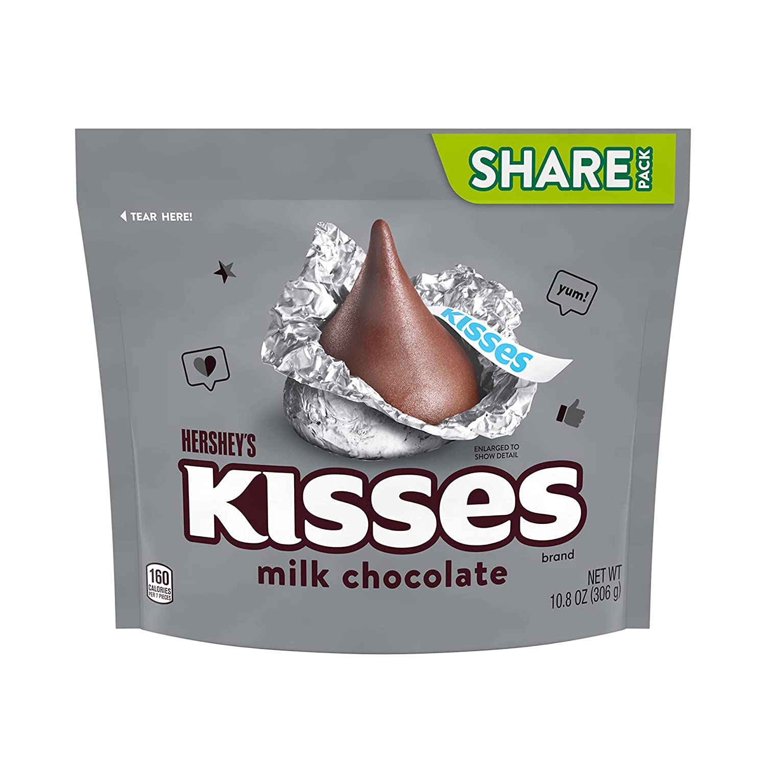 Hershey's Kisses Milk Chocolate (306g) Hershey's