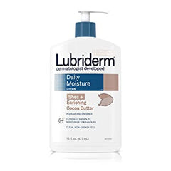 Lubriderm Daily Moisture Lotion Shea and Cocoa Butter (473ml) Lubriderm