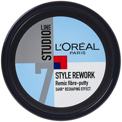 L'Oreal Paris Studio Line 7 Style Rework Remix Fibre Putty Hair Wax (150 ml) L'Oreal Paris