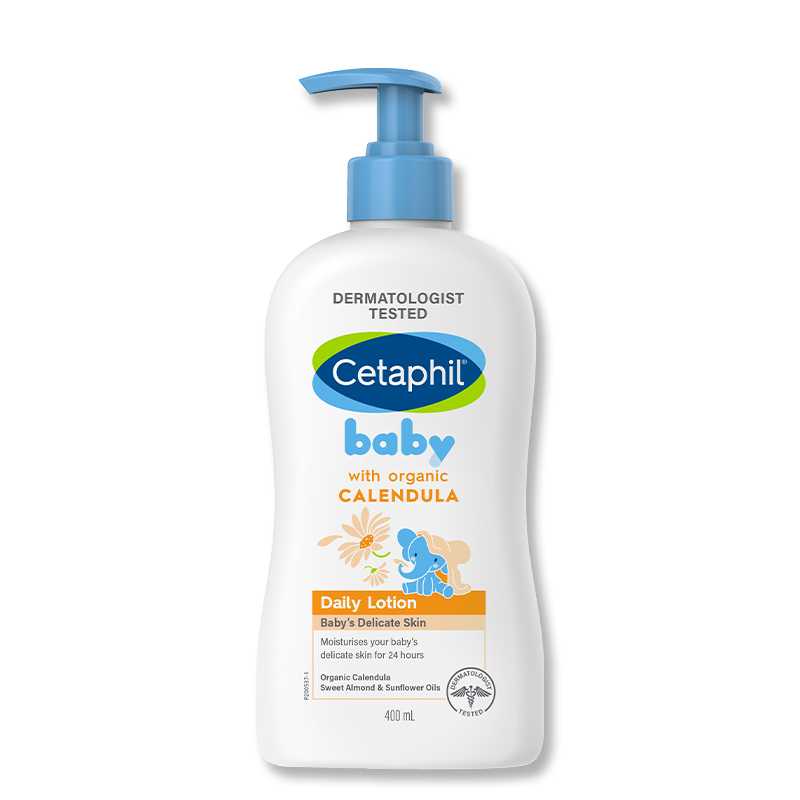 Cetaphil Baby Daily Lotion With Organic Calendula (400 ml) Cetaphil Baby