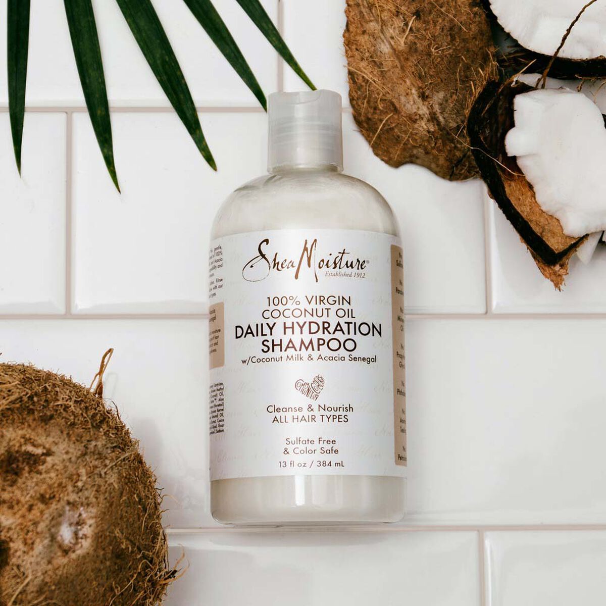 Shea Moisture 100% Virgin Coconut Oil Daily Hydration Shampoo (384 ml) Shea Moisture