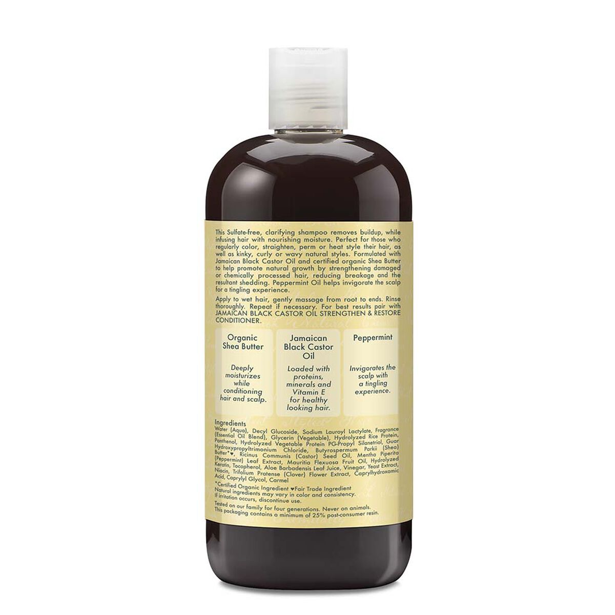 Shea Moisture Jamaican Black Castor Oil Strengthen & Restore Shampoo (482 ml) Shea Moisture