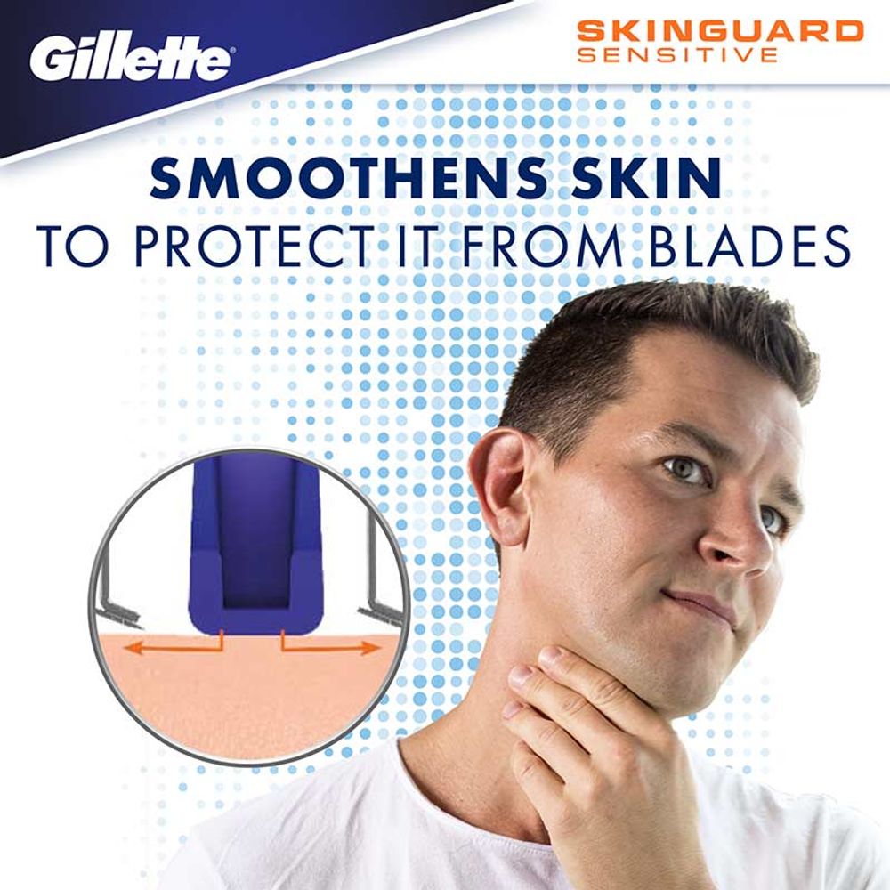 Gillette Skinguard Sensitive Shaving Razor (1 Razor) Gillette