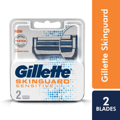 Gillette Skinguard Sensitive Shaving Razor Blades (2 Cartridges) Gillette