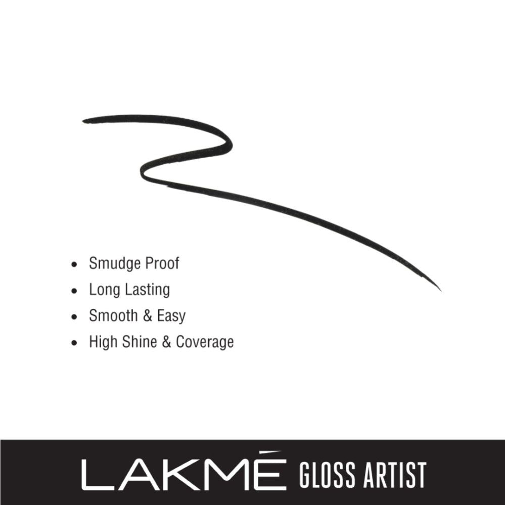 Lakme Absolute Gloss Artist Eye Liner Black (2.5 ml) Lakmé